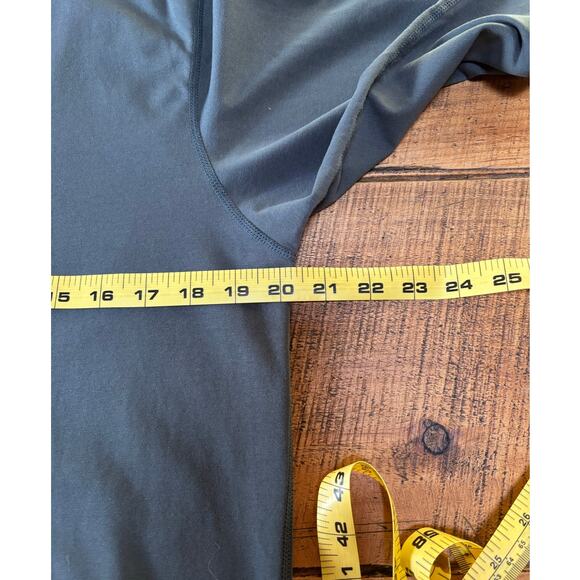 BYLT Mens Premium Basics Lux Drop Cut Long Sleeve Gray Shirt Size Medium - Picture 5 of 6